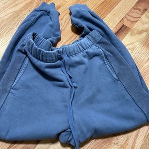 Washed Blue Aerie Sweatpants